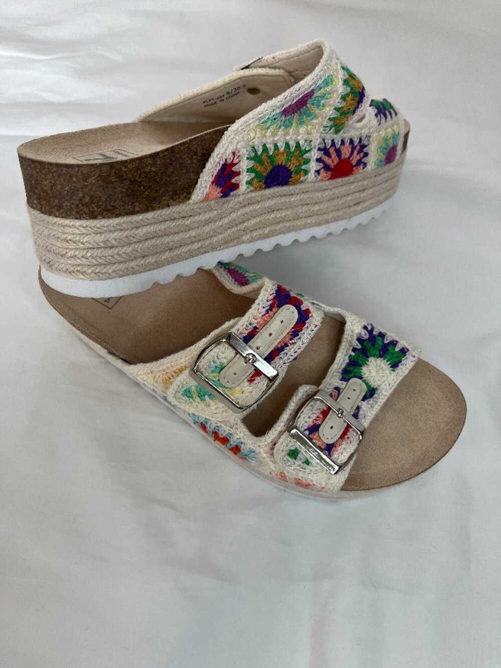 Dirty Laundry Crocheted Platform Sandals | Size 8